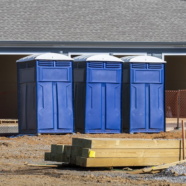 how often are the portable toilets cleaned and serviced during a rental period in Mcallen